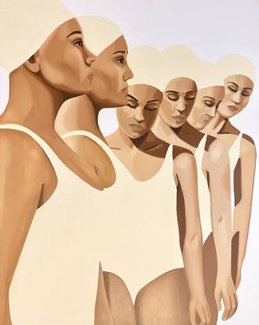 Original Figurative People Paintings by Wencke Uhl