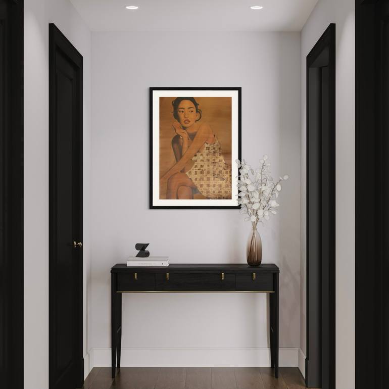 Original Art Deco People Painting by Wencke Uhl