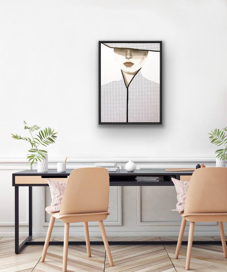 Original Art Deco Patterns Painting by Wencke Uhl