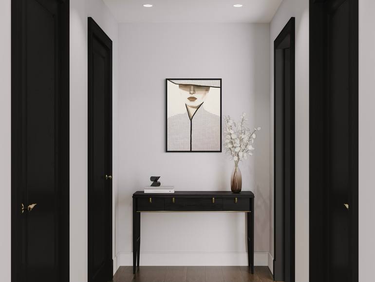 Original Art Deco Patterns Painting by Wencke Uhl