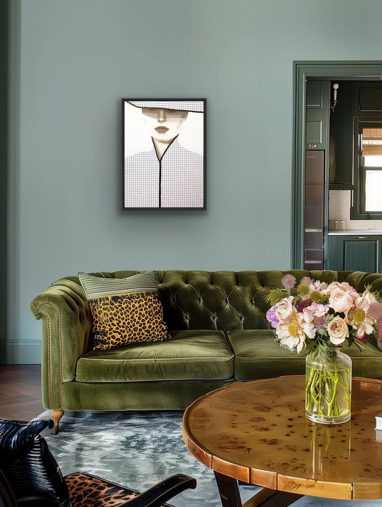 Original Art Deco Patterns Painting by Wencke Uhl