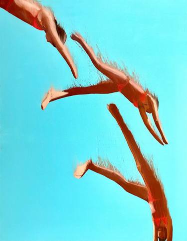 Original Contemporary People Painting by Wencke Uhl