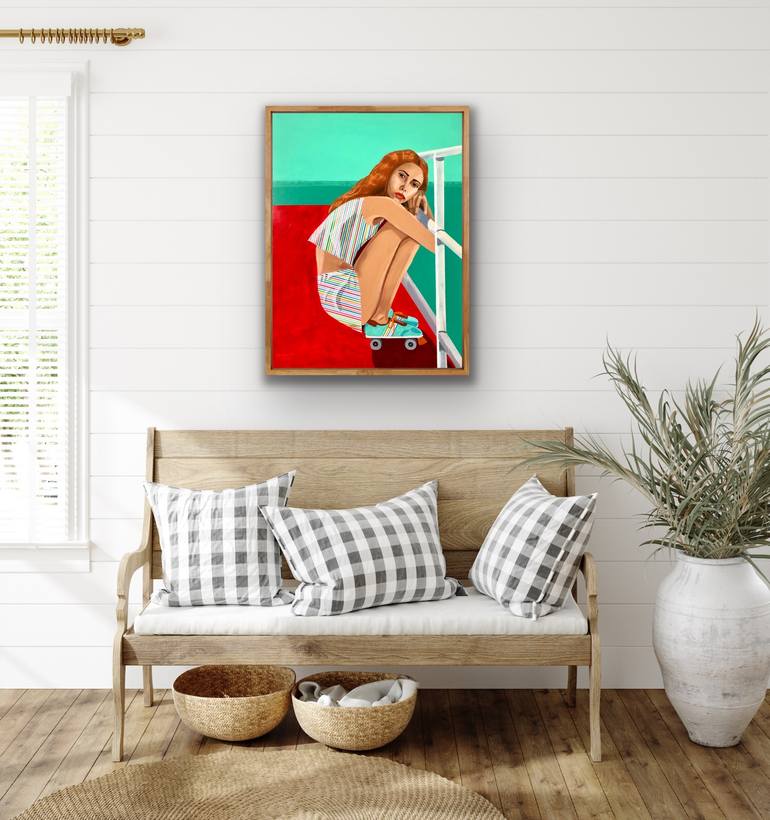 Original Figurative People Painting by Wencke Uhl