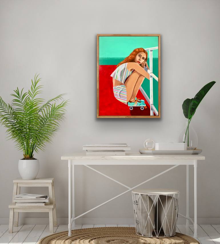 Original Figurative People Painting by Wencke Uhl