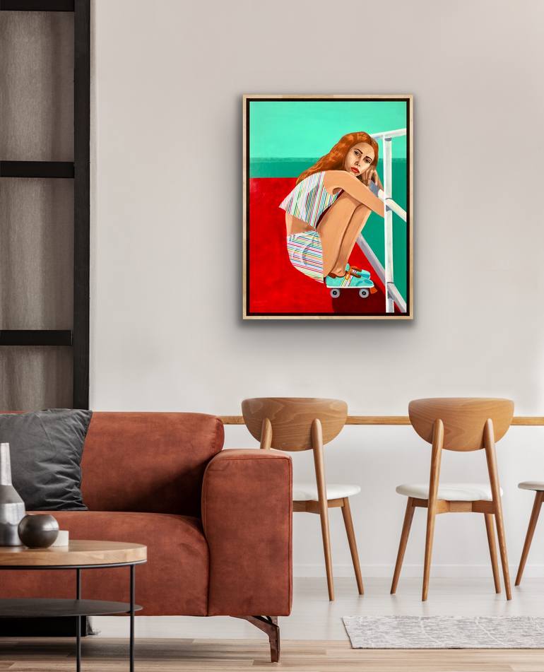 Original Figurative People Painting by Wencke Uhl