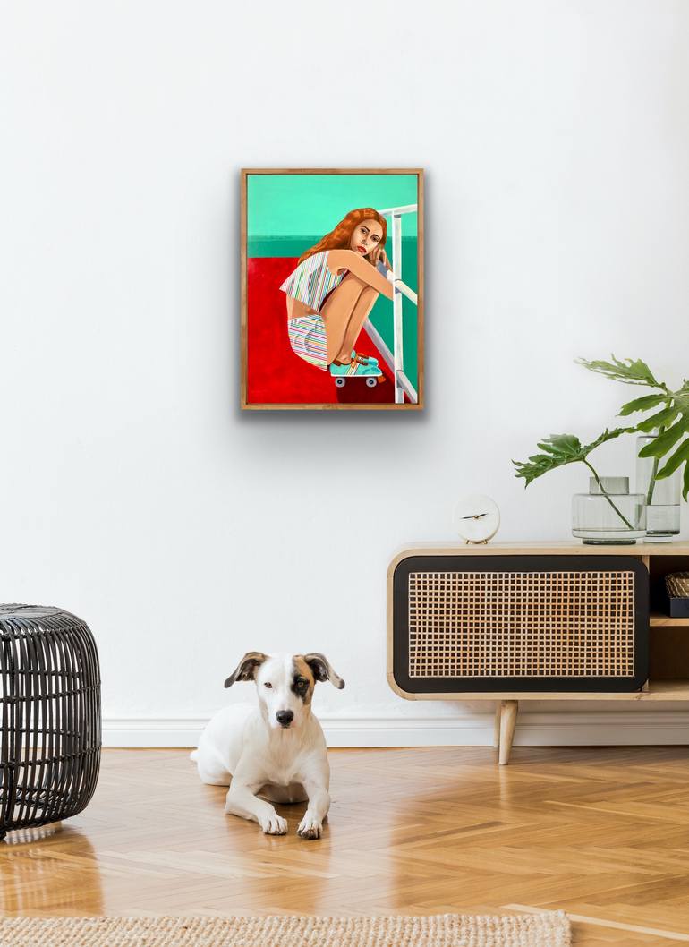 Original Figurative People Painting by Wencke Uhl