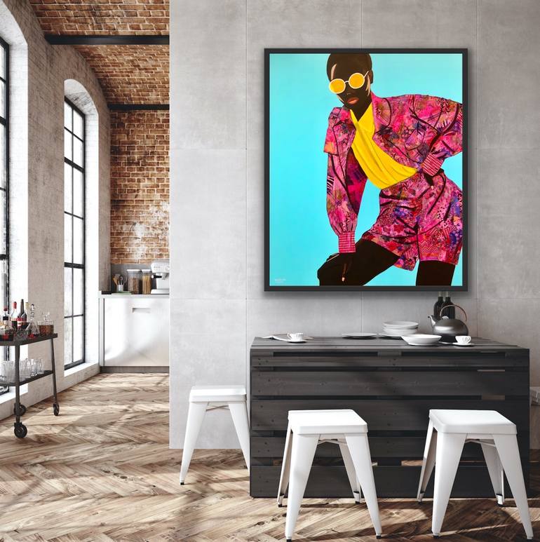 Original Fashion Painting by Wencke Uhl