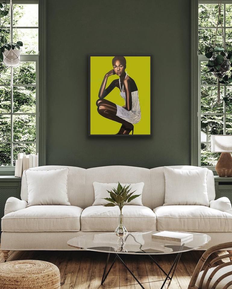 Original Fashion Painting by Wencke Uhl