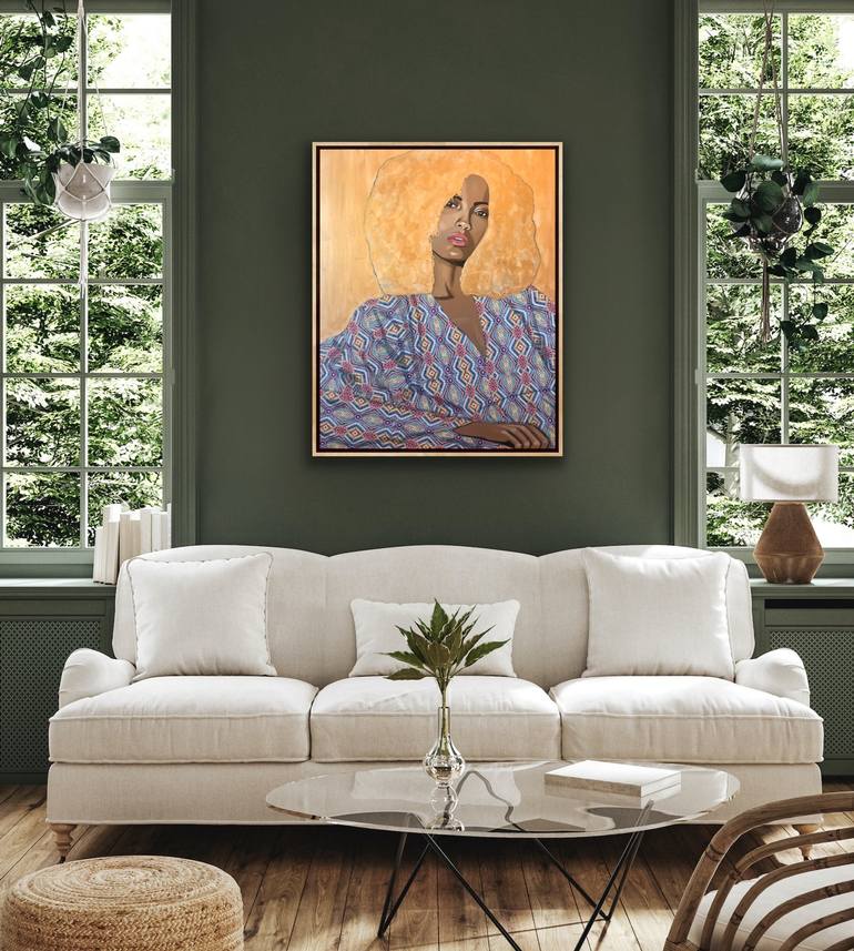 Original Figurative Patterns Painting by Wencke Uhl