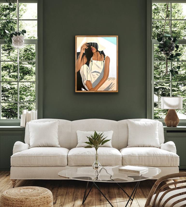 Original Figurative Women Painting by Wencke Uhl