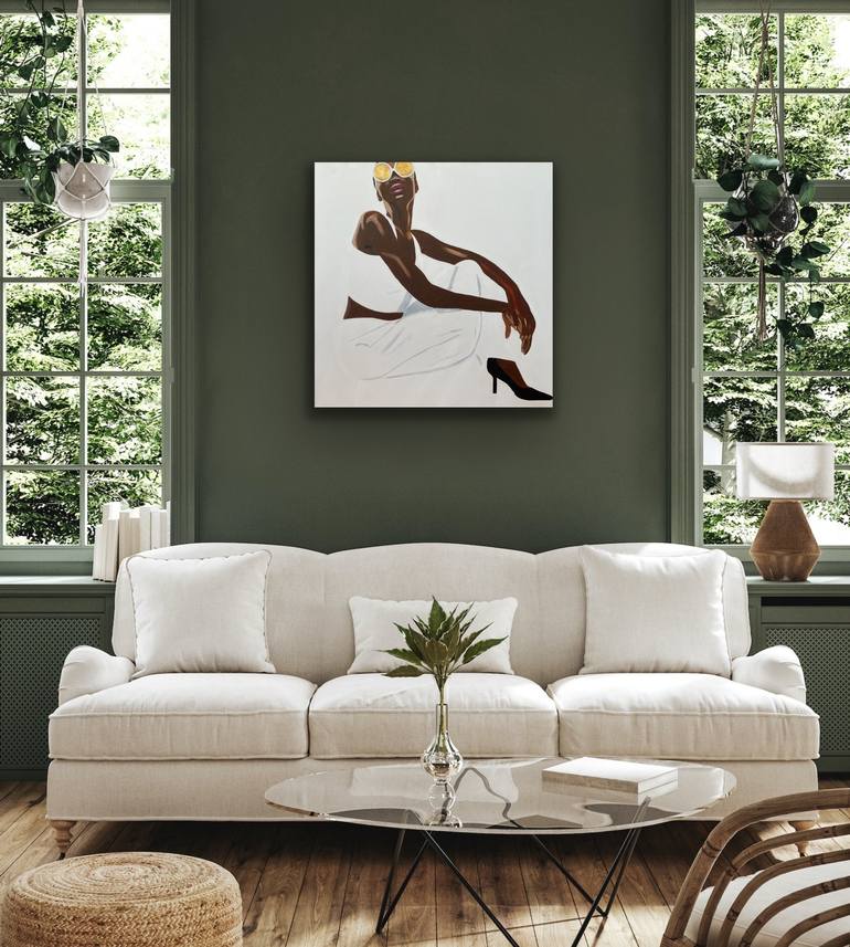 Original Figurative People Painting by Wencke Uhl