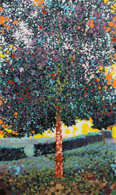 Print of Abstract Tree Paintings by DAVIDE MORETTINI