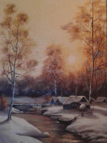 Original Landscape Painting by Dan Tipikin