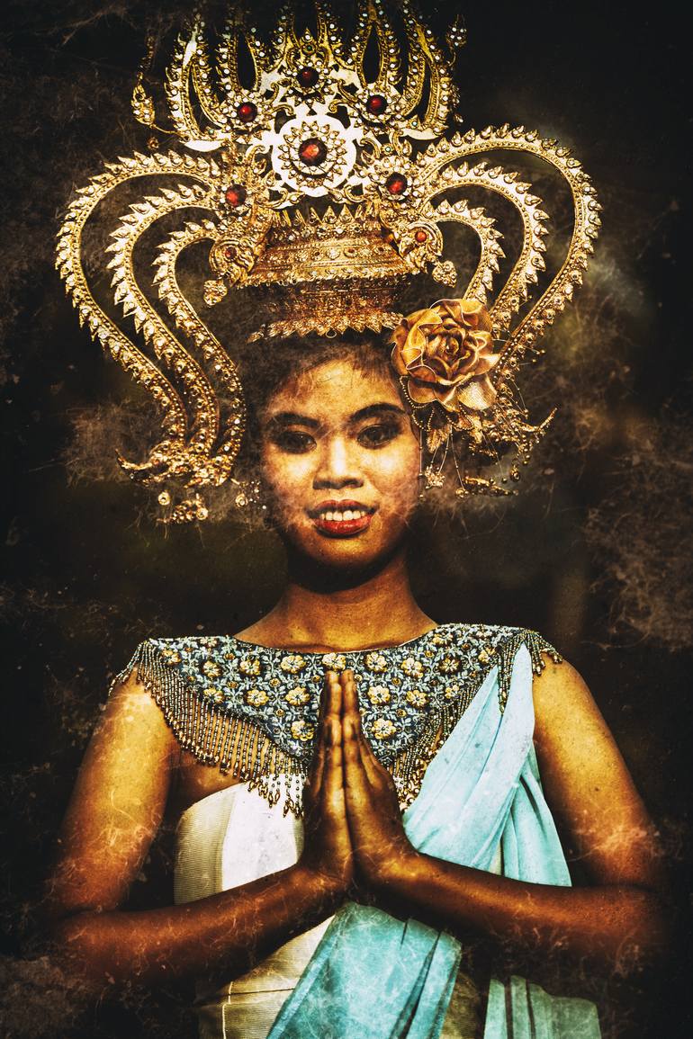 Thai Khmer Apsara Woman Photography by Kevin Miller Saatchi Art