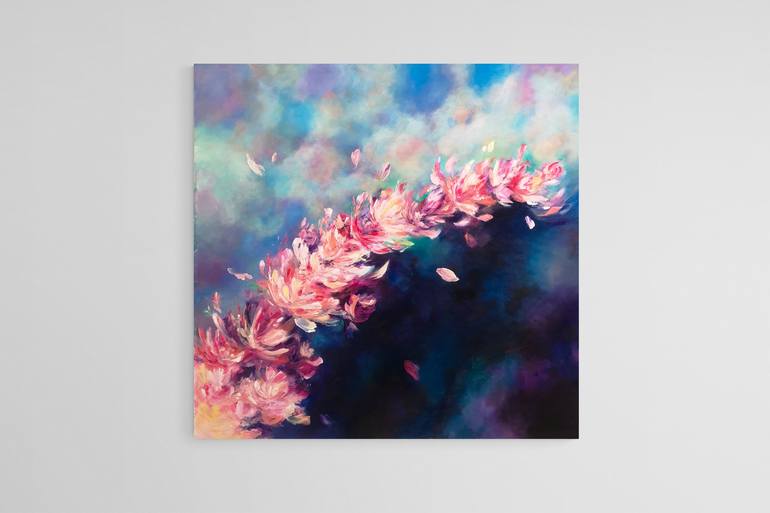 Original Floral Painting by SILVIA CID ART