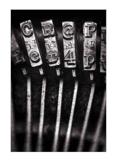 Original Abstract Typography Photography by Dave Wall