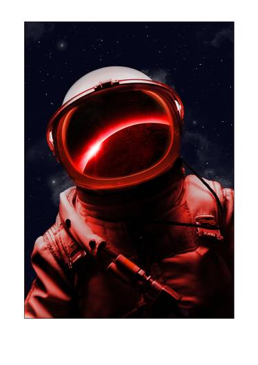 The Astronaut Collection : "Into the Abyss" - Hand Signed photograph by Dave wall - Limited Edition of 50 thumb