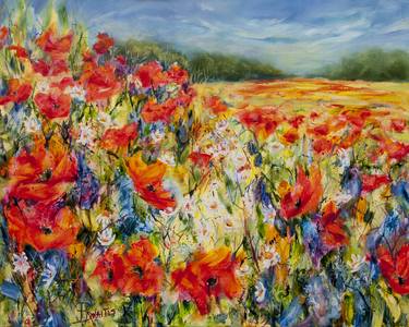 Print of Floral Paintings by Darius Banaitis