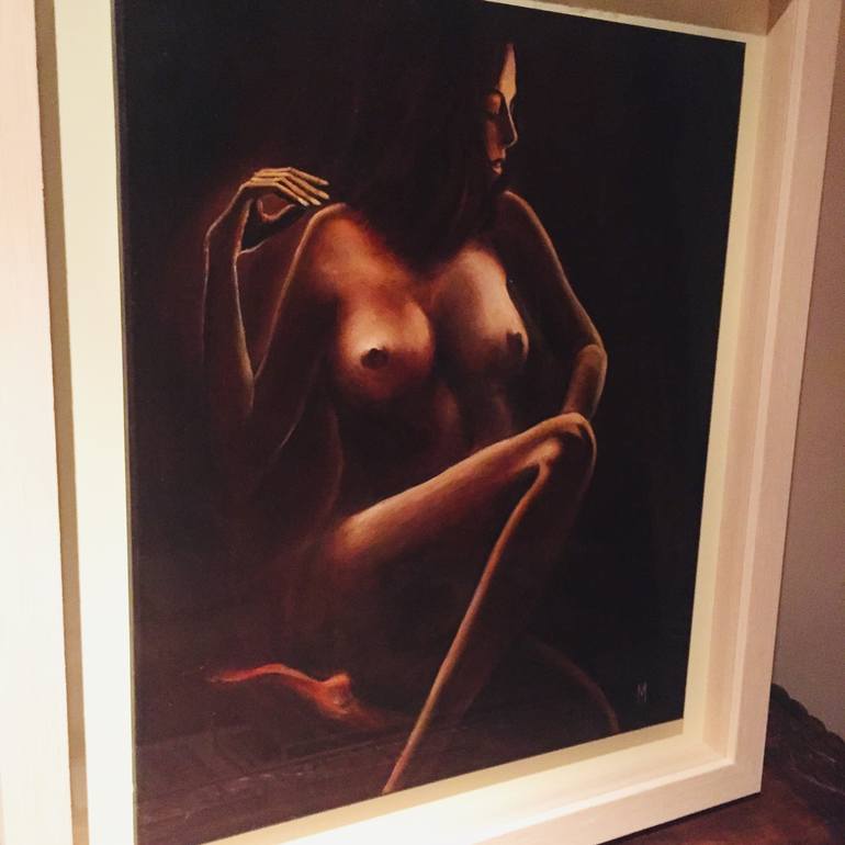 Original Nude Painting by Meera Kumar
