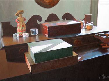 Original Fine Art Still Life Paintings by Robert LeMar