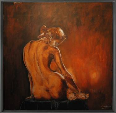 Original Figurative People Paintings by Camille A Janssen