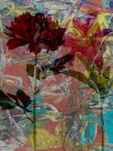 Print of Abstract Expressionism Botanic Paintings by Moises Monteferro