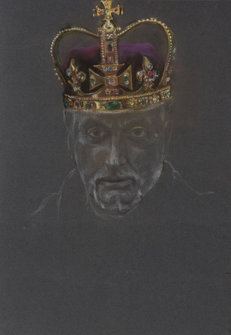 The King (Crown of Saint Edward) Painting by Olga Smolentseva Saatchi Art