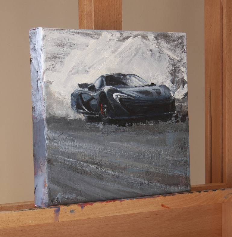 Original Car Painting by Daniel Rodgers