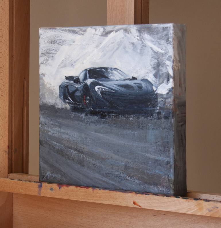 Original Figurative Car Painting by Daniel Rodgers