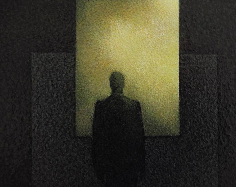 Original Abstract Light Painting by Willy Van Den Berg