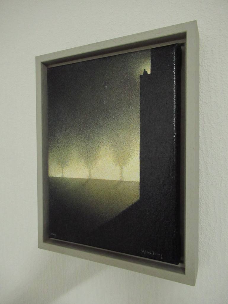 Original Abstract Light Painting by Willy Van Den Berg