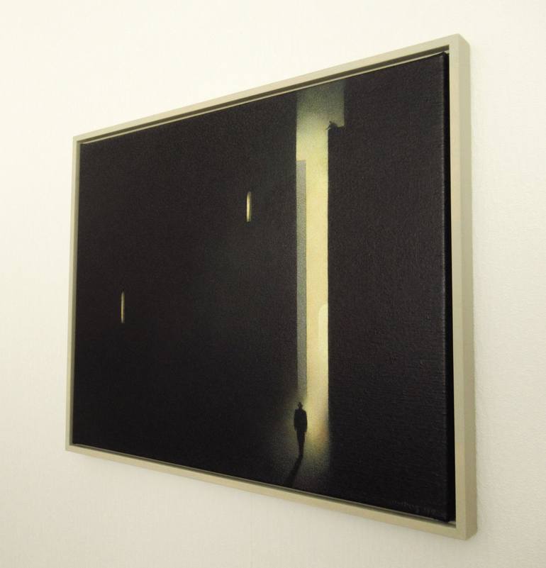 Original Figurative Cities Painting by Willy Van Den Berg