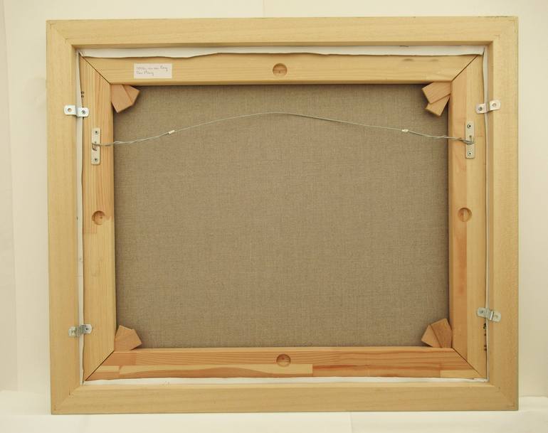 Original Figurative Cities Painting by Willy Van Den Berg