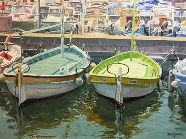 Original Realism Boat Paintings by Bob Kling