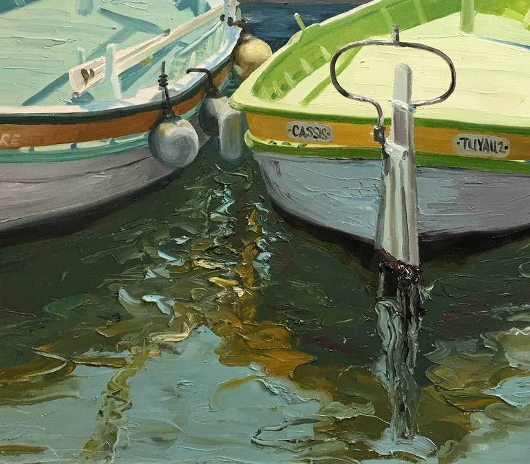 Original Realism Boat Painting by Bob Kling