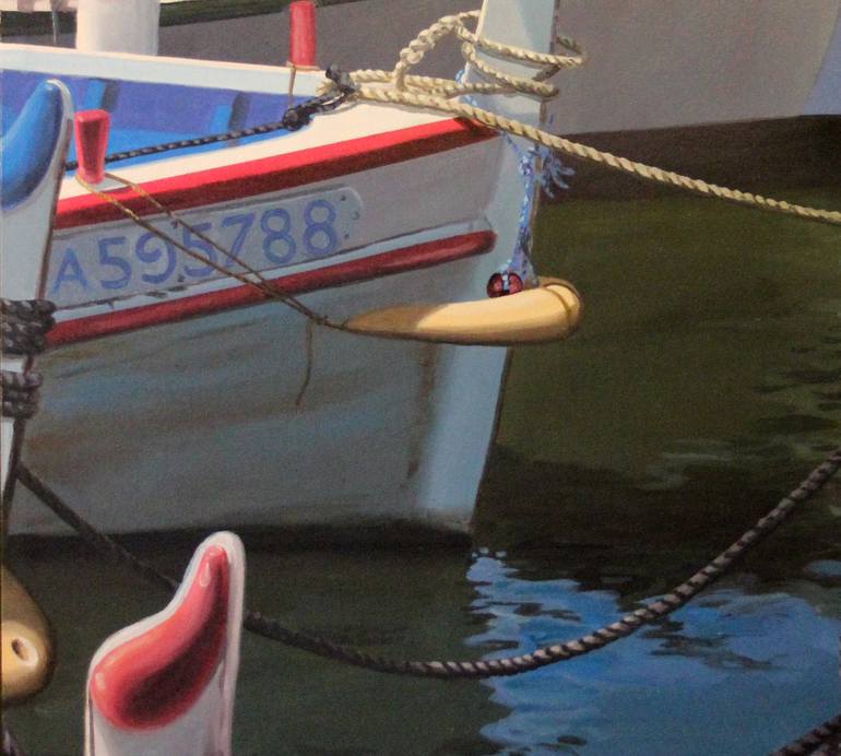 Original Realism Boat Painting by Bob Kling