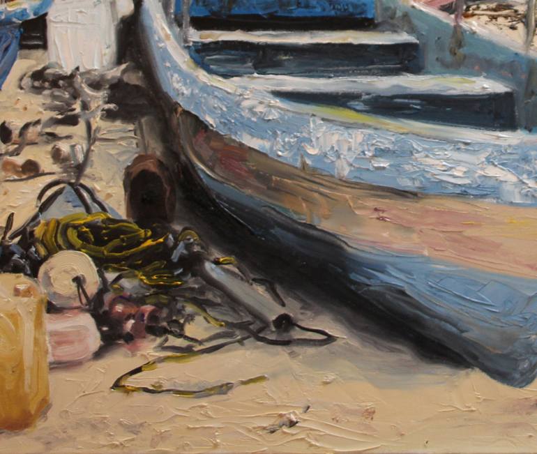 Original Boat Painting by Bob Kling