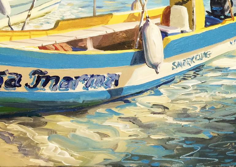 Original Realism Boat Painting by Bob Kling