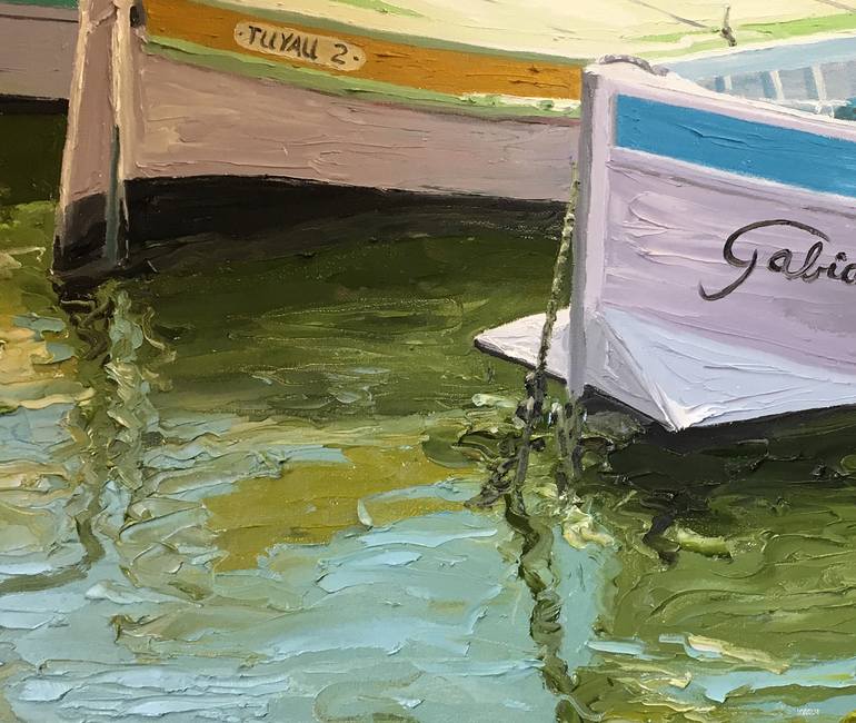 Original Boat Painting by Bob Kling