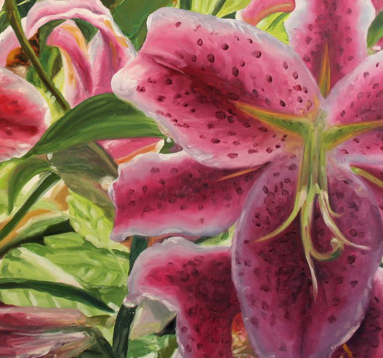 Original Floral Painting by Bob Kling