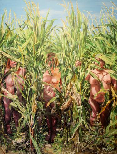 Original Figurative Nude Paintings by Bob Kling