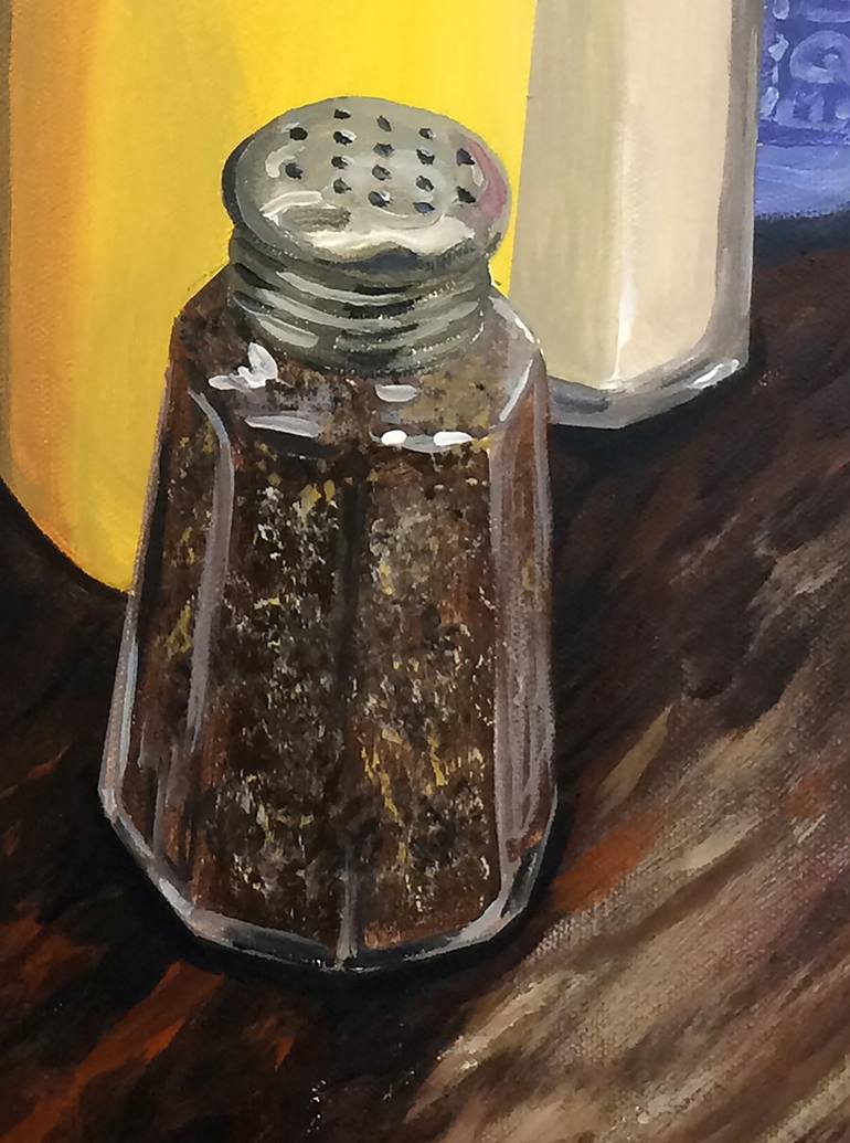 Original Photorealism Kitchen Painting by Bob Kling