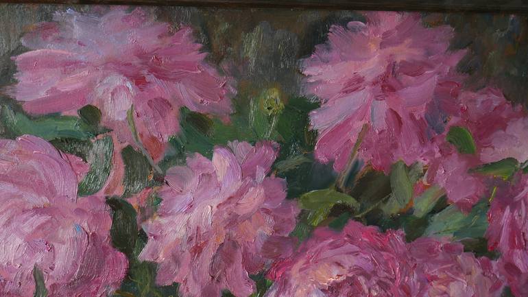 Original Impressionism Floral Painting by Nikolay Dmitriev