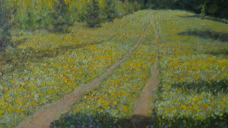 Original Impressionism Landscape Painting by Nikolay Dmitriev