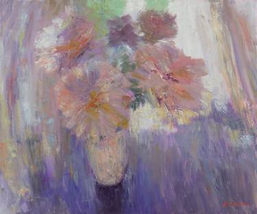 Original Expressionism Floral Paintings by Nikolay Dmitriev