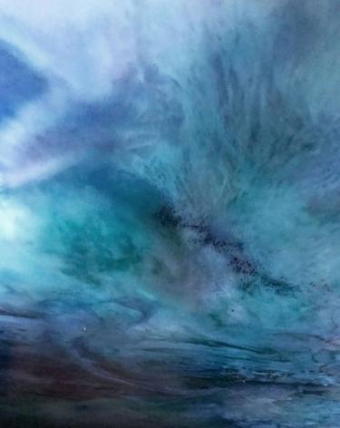 Print of Abstract Expressionism Seascape Paintings by Donna Shields