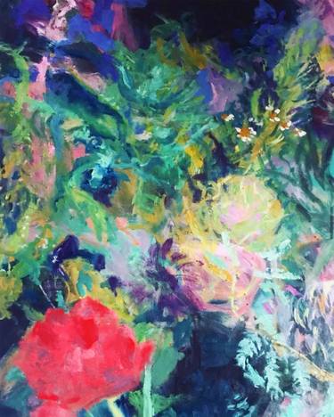 Print of Abstract Garden Paintings by Donna Shields