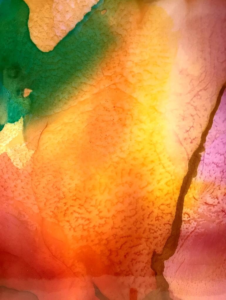 Original Abstract Expressionism Abstract Painting by Donna Shields