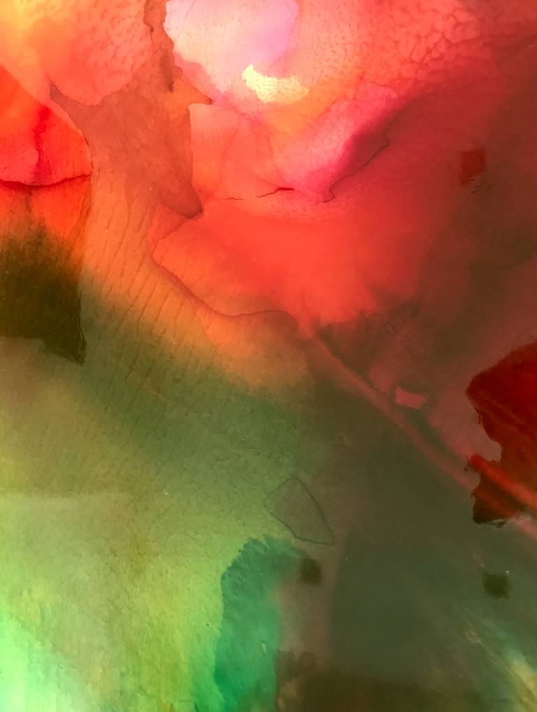Original Abstract Expressionism Abstract Painting by Donna Shields