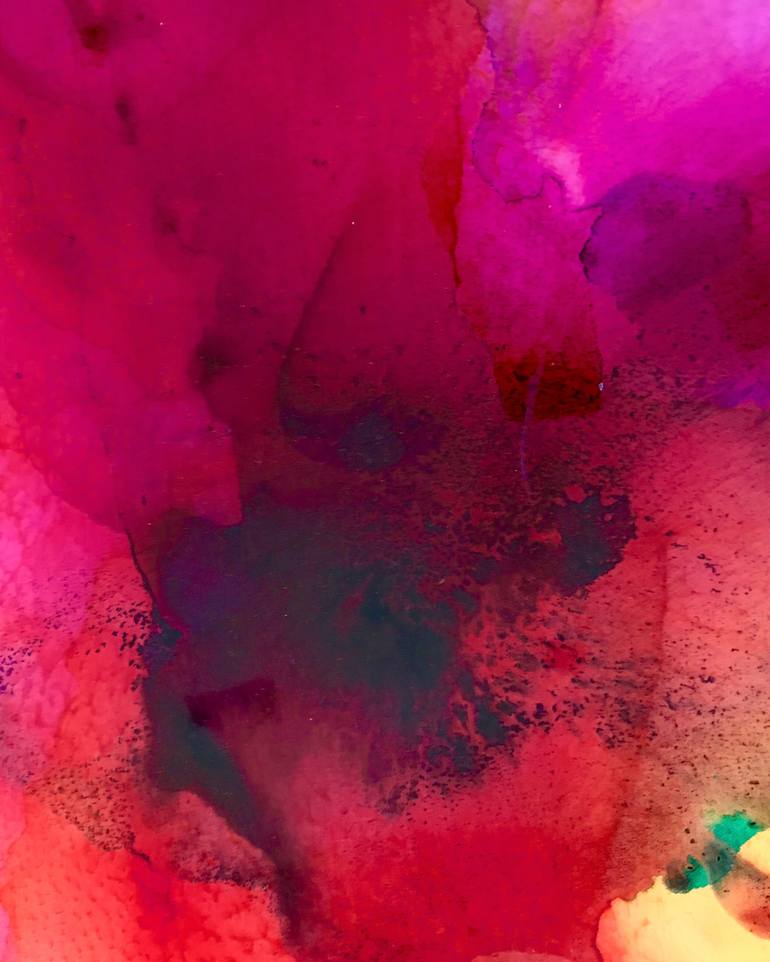 Original Abstract Expressionism Abstract Painting by Donna Shields